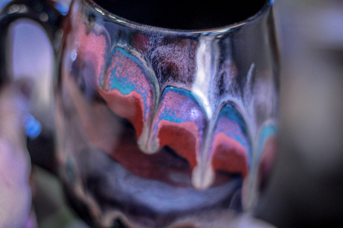 28-B Cosmic Grotto Squat Stein Mug - TOP SHELF, 24 oz.