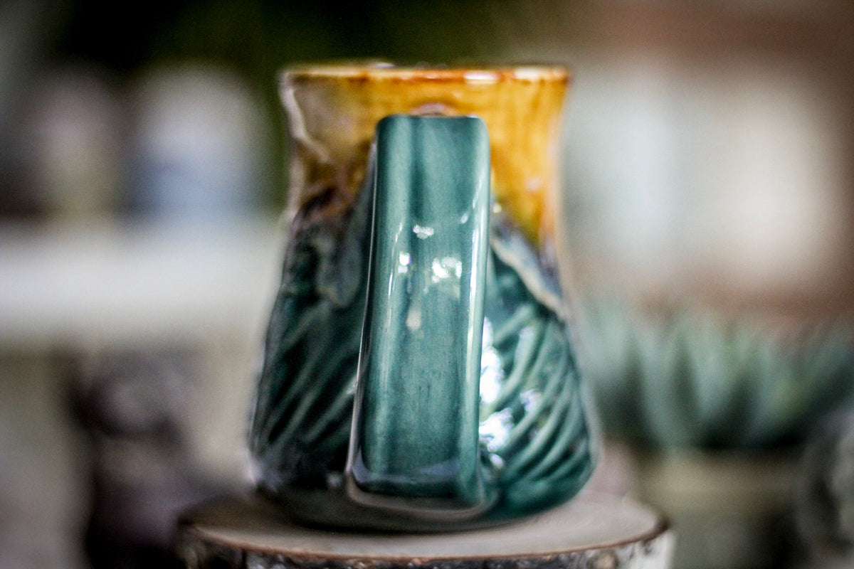 P-01 Barely Flared Textured Mug, 12 oz.