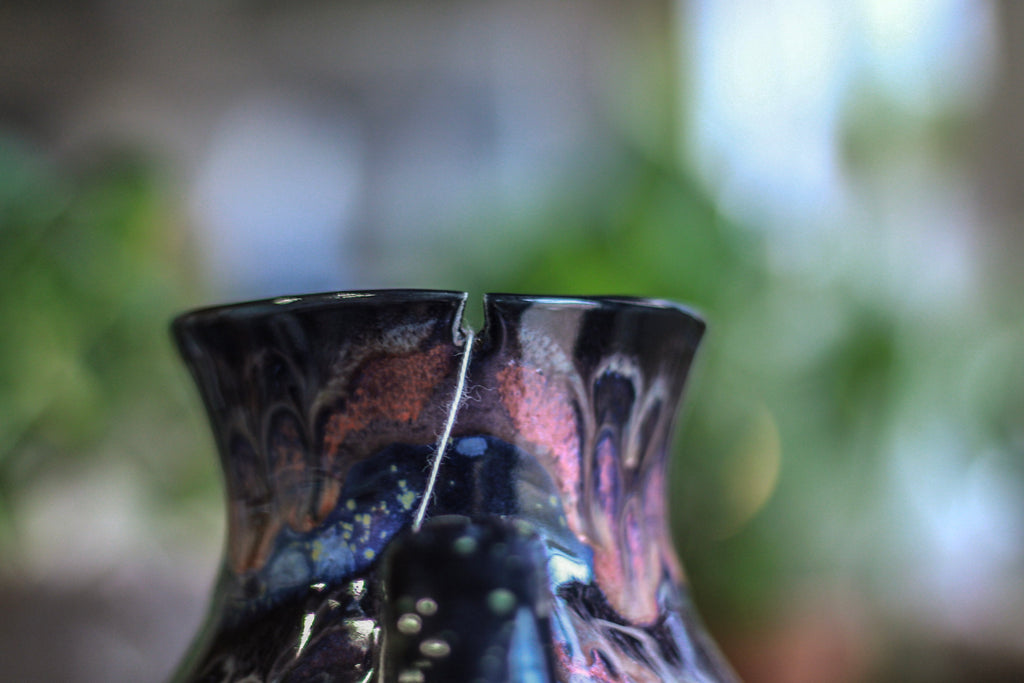 26-C Cosmic Amethyst Grotto Variation Flared Notched Mug - MINOR MISFIT, 23 oz. - 10% off