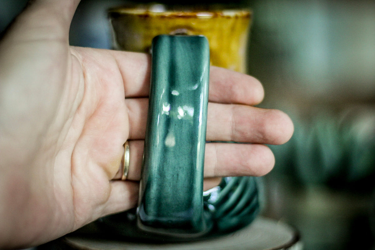 P-01 Barely Flared Textured Mug, 12 oz.