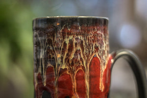 27-E Scarlet Cavern Textured Mug, 19 oz.