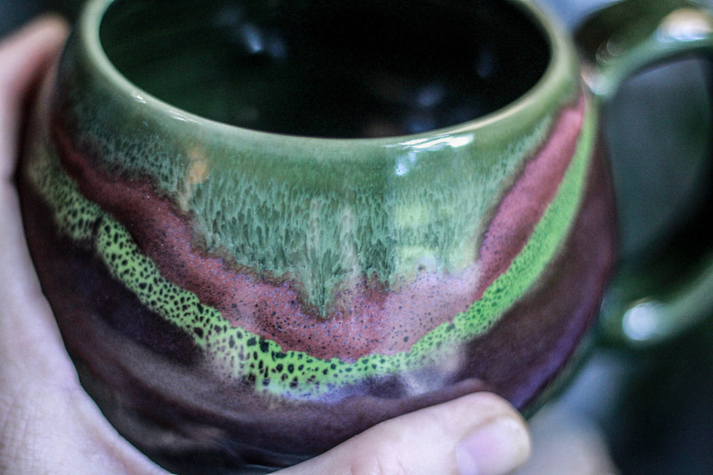03-D Coleus Squat Mug, 17 oz.