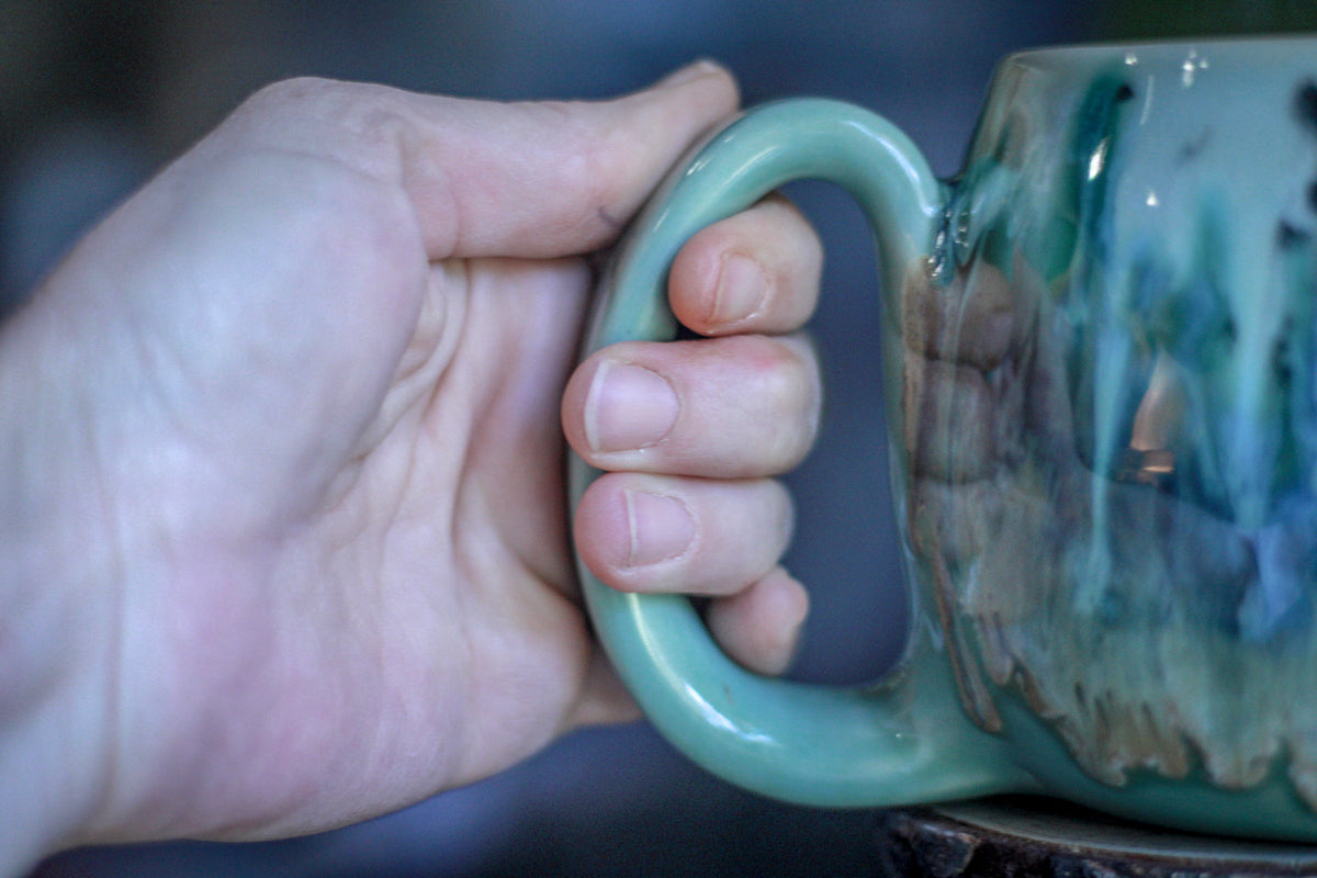 04-B Champlain Falls Squat Mug - TOP SHELF, 23 oz.