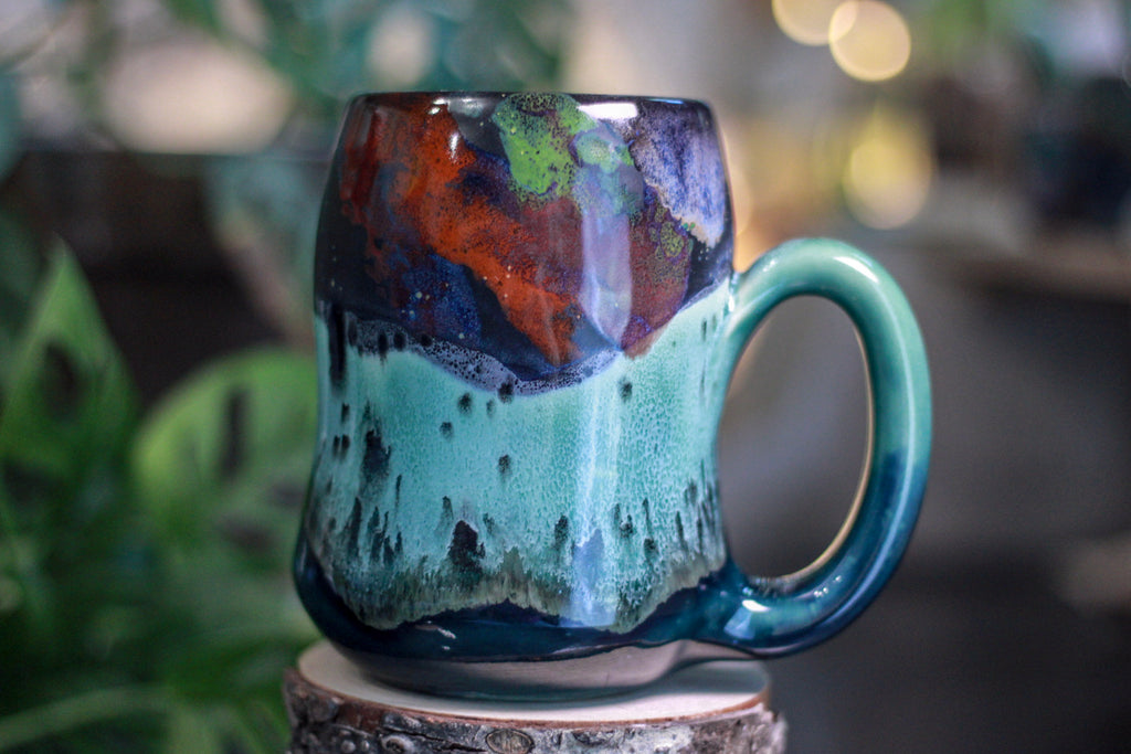 28-B Mountains of the Moon Gourd Mug - MISFIT, 24 oz. - 25% off