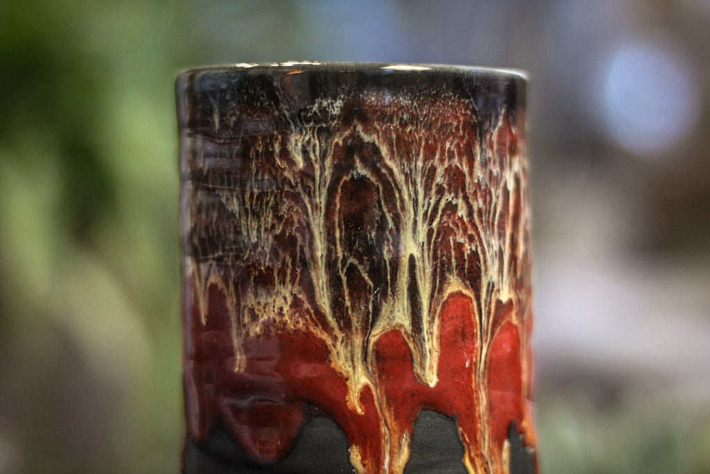 27-E Scarlet Cavern Textured Mug, 19 oz.