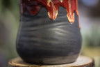 27-E Scarlet Cavern Textured Mug, 19 oz.