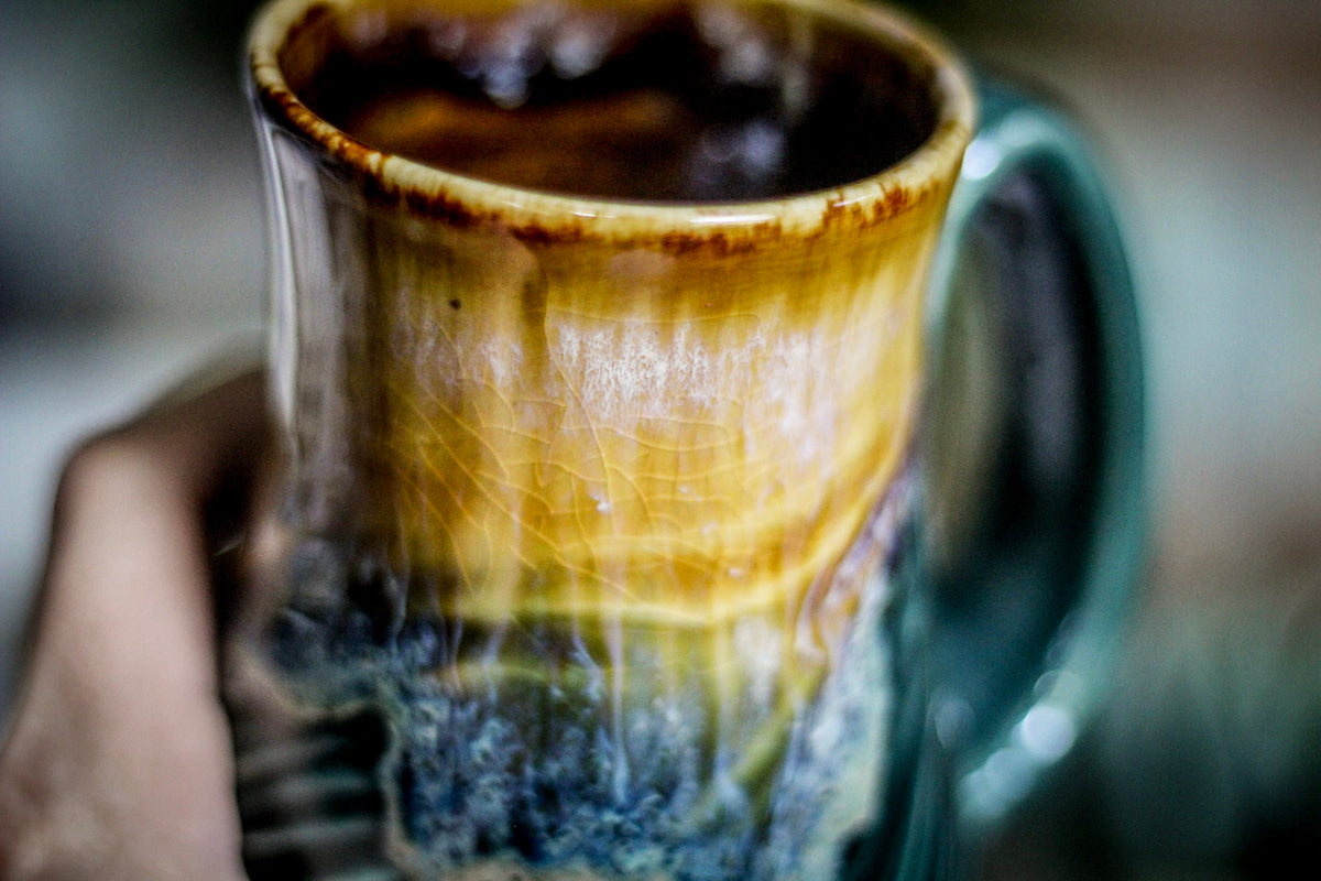 P-01 Barely Flared Textured Mug, 12 oz.