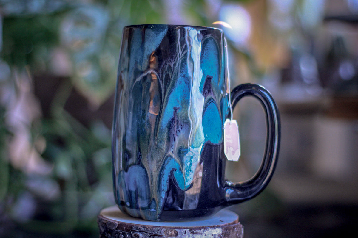 27-D Turquoise Grotto Notched Mug - MISFIT, 23 oz. - 25% off