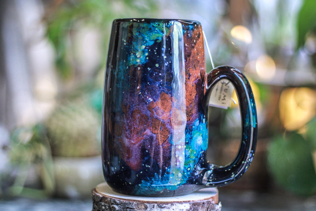 26-A Rainbow Stellar Notched Mug - TOP SHELF, 24 oz.