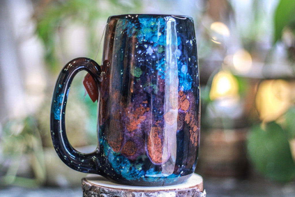 26-A Rainbow Stellar Notched Mug - TOP SHELF, 24 oz.