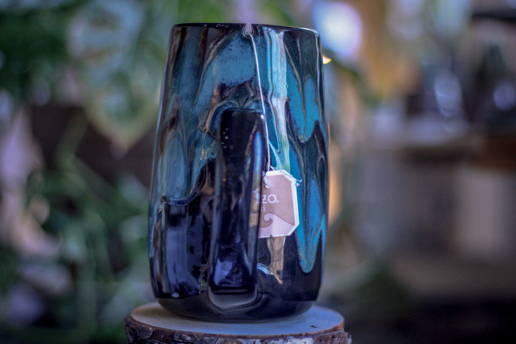27-D Turquoise Grotto Notched Mug - MISFIT, 23 oz. - 25% off