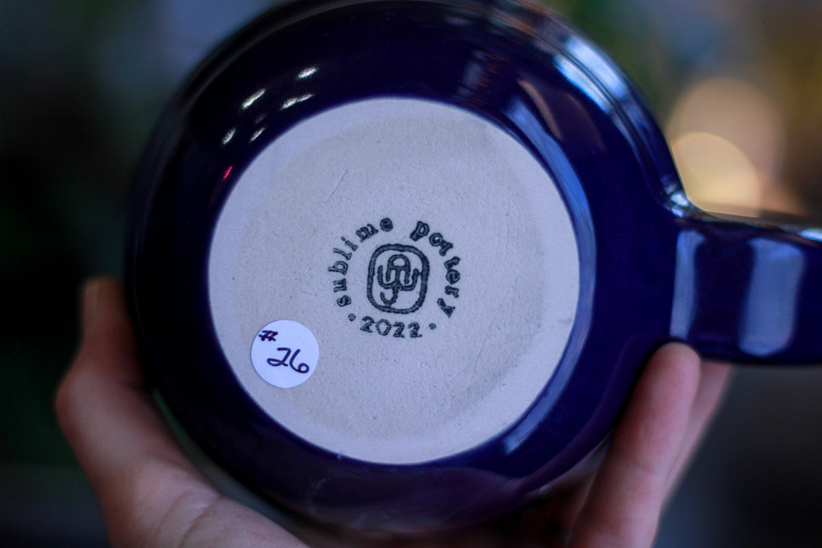 26-B Magenta Haze Barely Flared Acorn Mug - TOP SHELF, 26 oz.