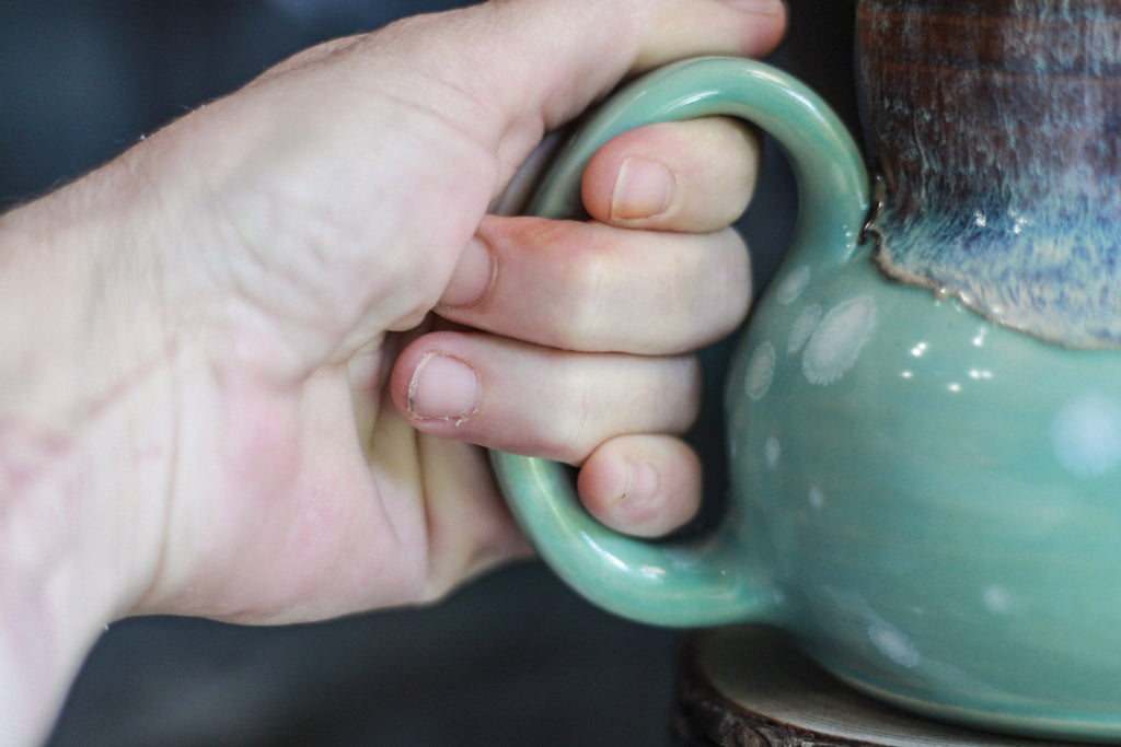 03-D PROTOTYPE Notched Fat Bottomed Mug, 24 oz.