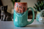 04-D Coral Meadow Crystal Mug - MISFIT, 16 oz. - 10% off