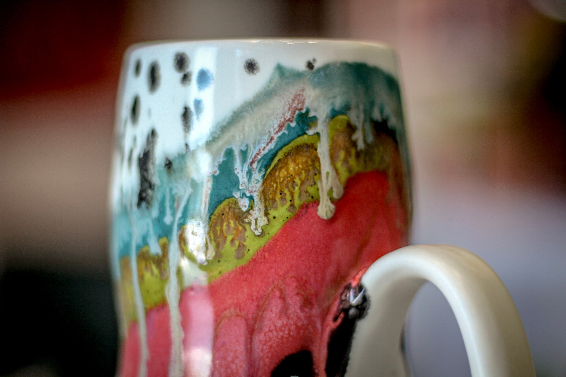 03-B Snowy Grotto Variation Gourd Mug, 20 oz.