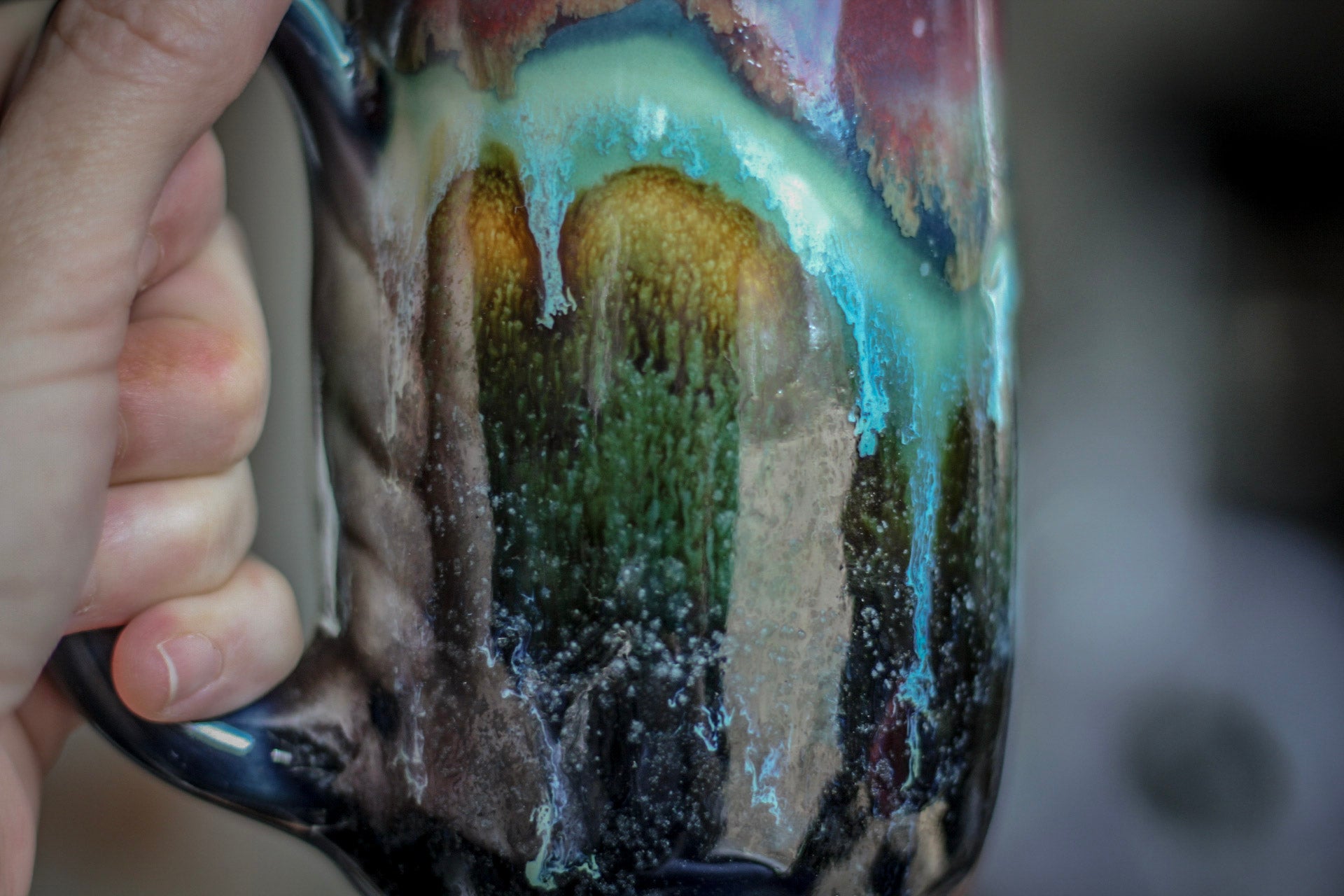 03-A Rocky Mountain High Notched Mug - TOP SHELF, 16 oz.