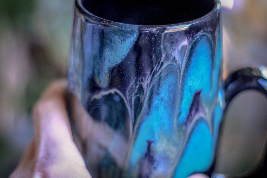 27-D Turquoise Grotto Notched Mug - MISFIT, 23 oz. - 25% off