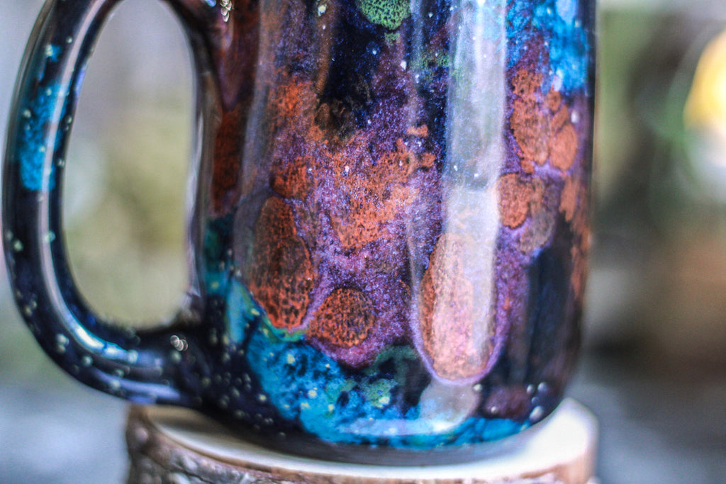 26-A Rainbow Stellar Notched Mug - TOP SHELF, 24 oz.