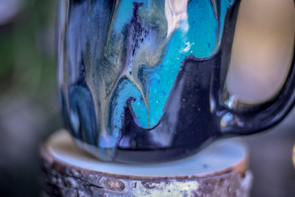 27-D Turquoise Grotto Notched Mug - MISFIT, 23 oz. - 25% off
