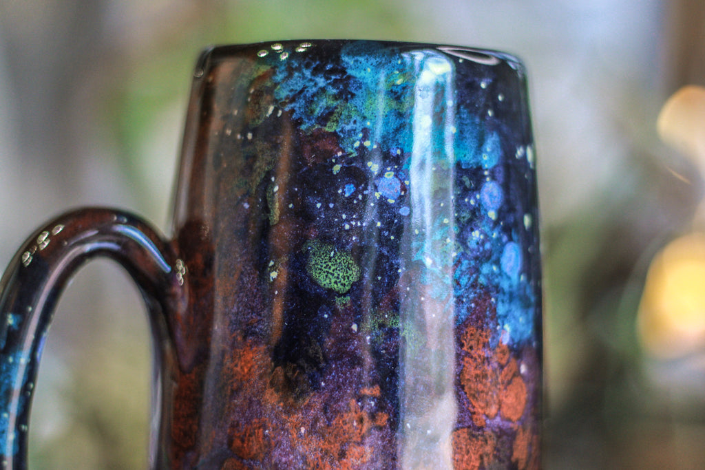 26-A Rainbow Stellar Notched Mug - TOP SHELF, 24 oz.