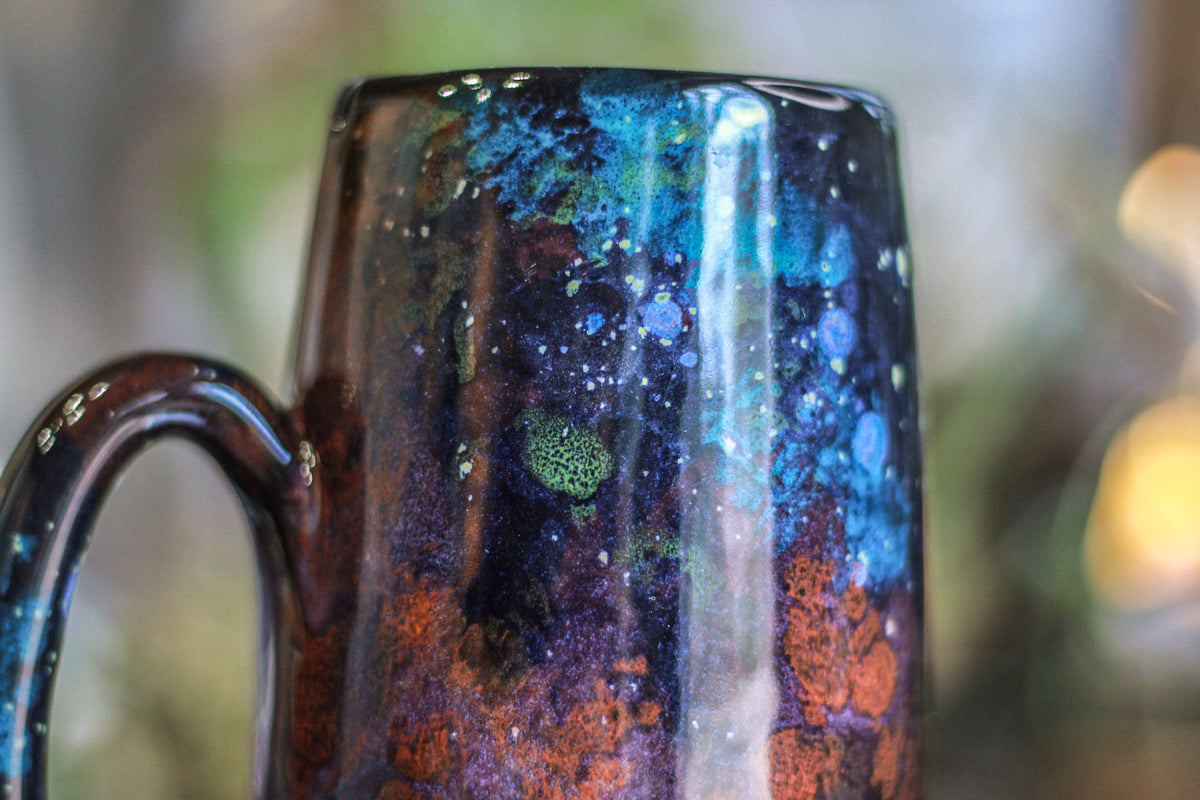26-A Rainbow Stellar Notched Mug - TOP SHELF, 24 oz.