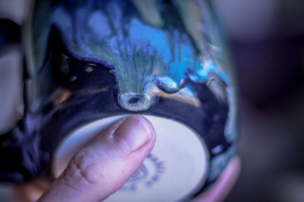 27-D Turquoise Grotto Notched Mug - MISFIT, 23 oz. - 25% off