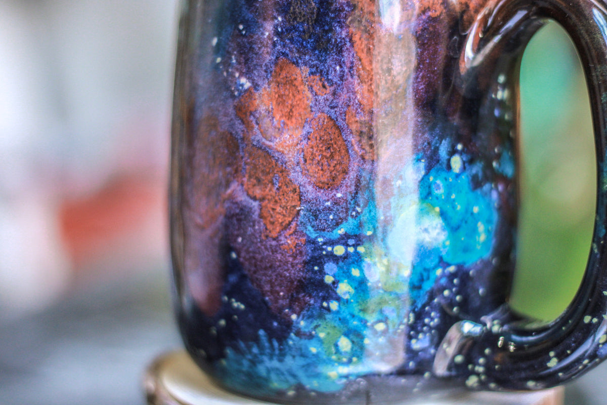 26-A Rainbow Stellar Notched Mug - TOP SHELF, 24 oz.