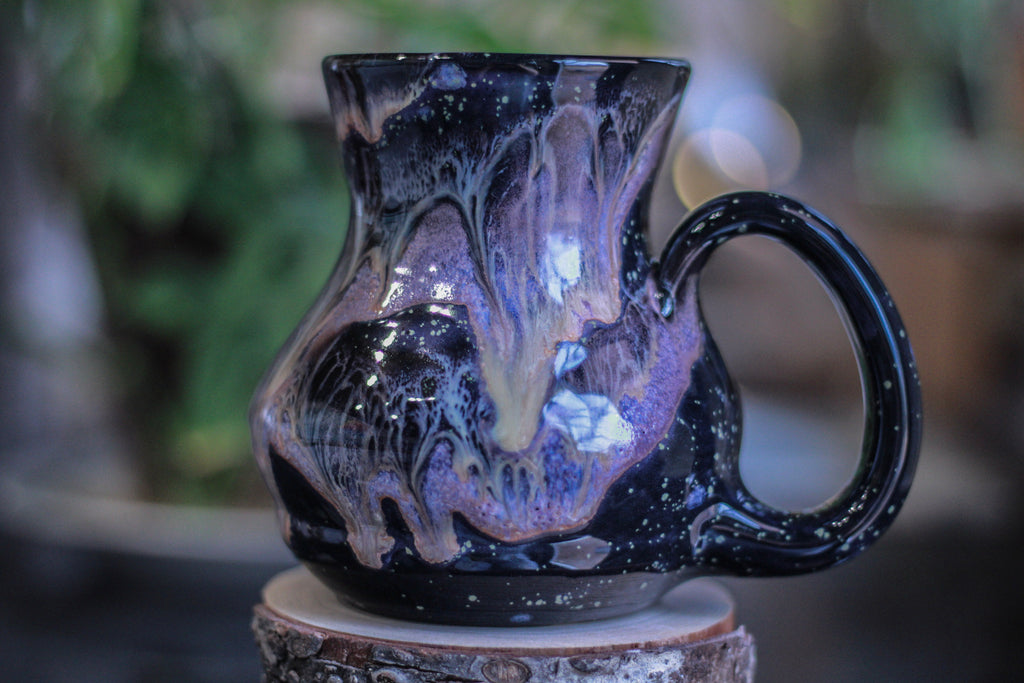 27-C Cosmic Amethyst Grotto Barely Flared Acorn Mug, 20 oz.