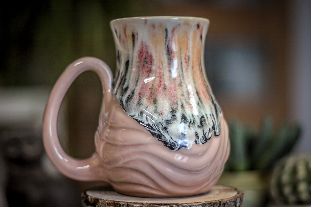 37-F Flared Textured Mug, 18 oz.