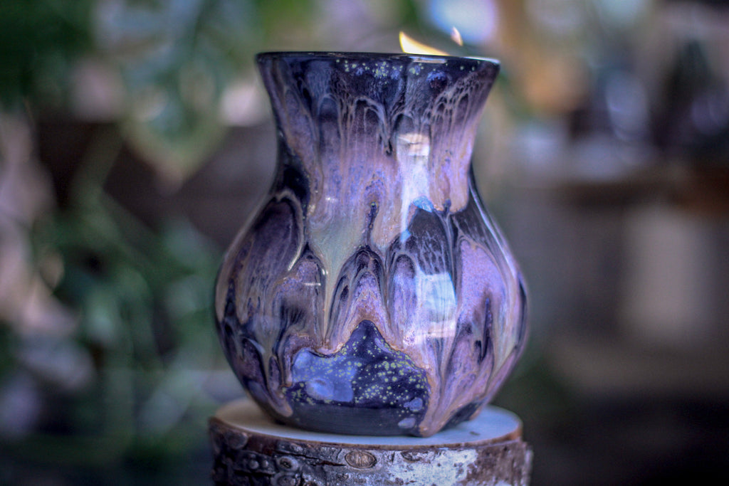 DRAWING WINNER 28-C Cosmic Amethyst Grotto Notched Flared Mug, 21 oz.