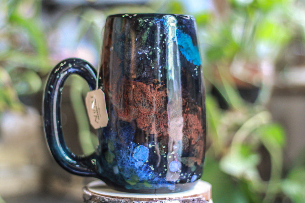 27-A Rainbow Stellar Notched Mug - MISFIT, 24 oz. - 10% off