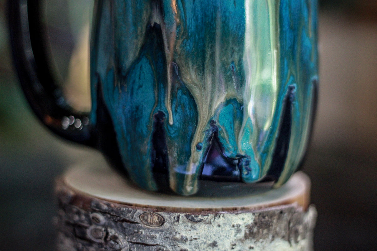 27-D Turquoise Grotto Mug - MINOR MISFIT, 30 oz. - 10% off