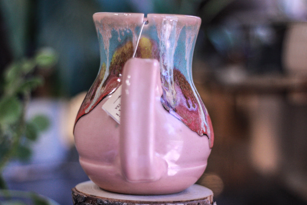 08-C Pink EXPERIMENT Notched Acorn Mug - MISFIT, 26 oz. - 25% off