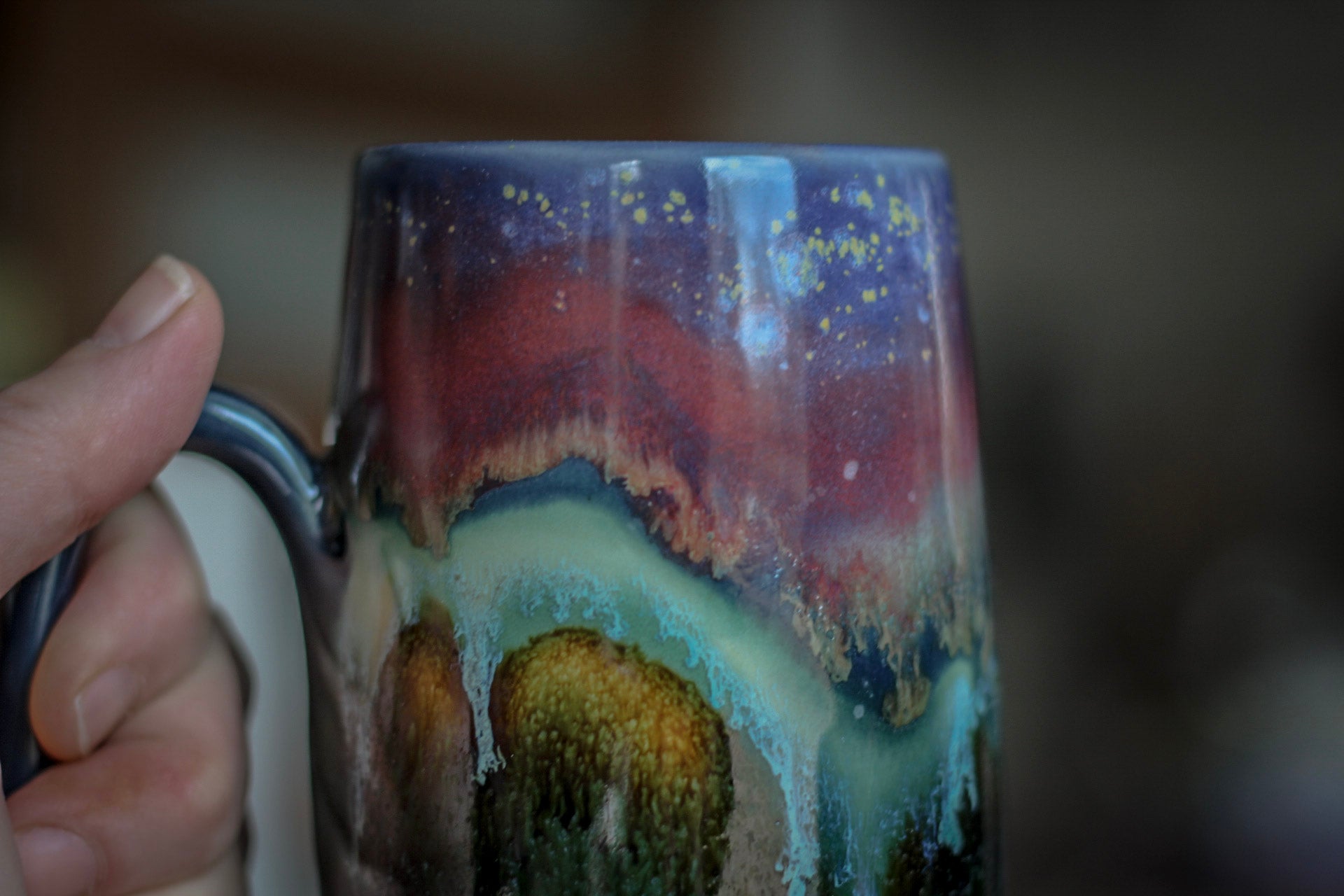 03-A Rocky Mountain High Notched Mug - TOP SHELF, 16 oz.