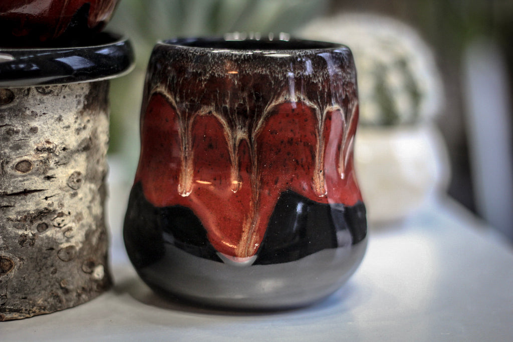 29-A Scarlet Grotto Hermit Set - MISFIT, 15 oz. cup/ 17 oz. bowl - 15% off