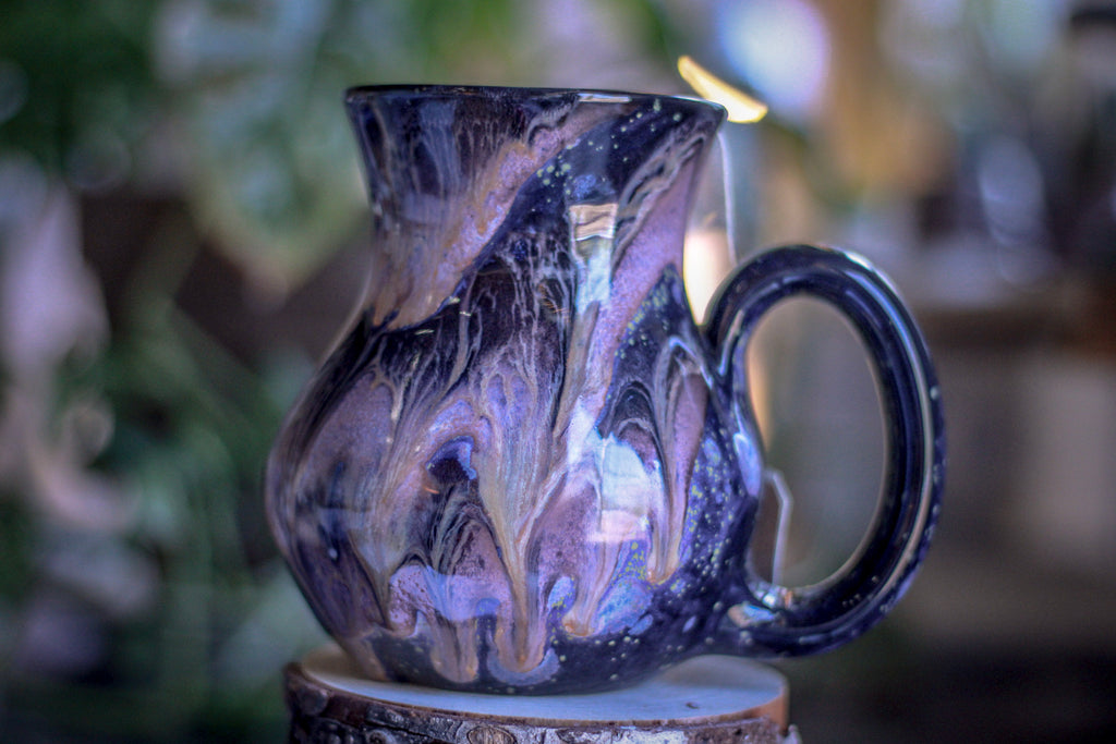 DRAWING WINNER 28-C Cosmic Amethyst Grotto Notched Flared Mug, 21 oz.