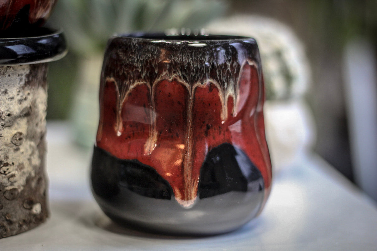 29-A Scarlet Grotto Hermit Set - MISFIT, 15 oz. cup/ 17 oz. bowl - 15% off