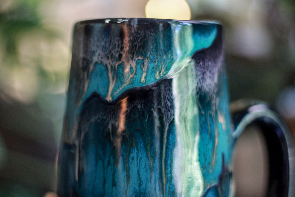 27-D Turquoise Grotto Mug - MINOR MISFIT, 30 oz. - 10% off