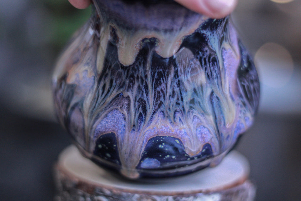 27-C Cosmic Amethyst Grotto Barely Flared Acorn Mug, 20 oz.