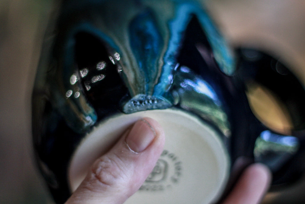 27-D Turquoise Grotto Mug - MINOR MISFIT, 30 oz. - 10% off