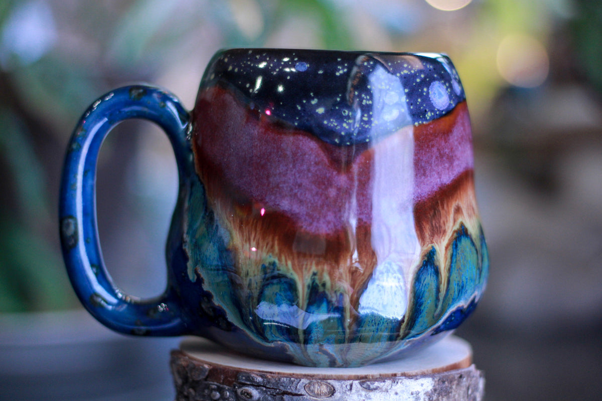 28-B Starry Starry Night Gourd Mug - TOP SHELF, 23 oz.