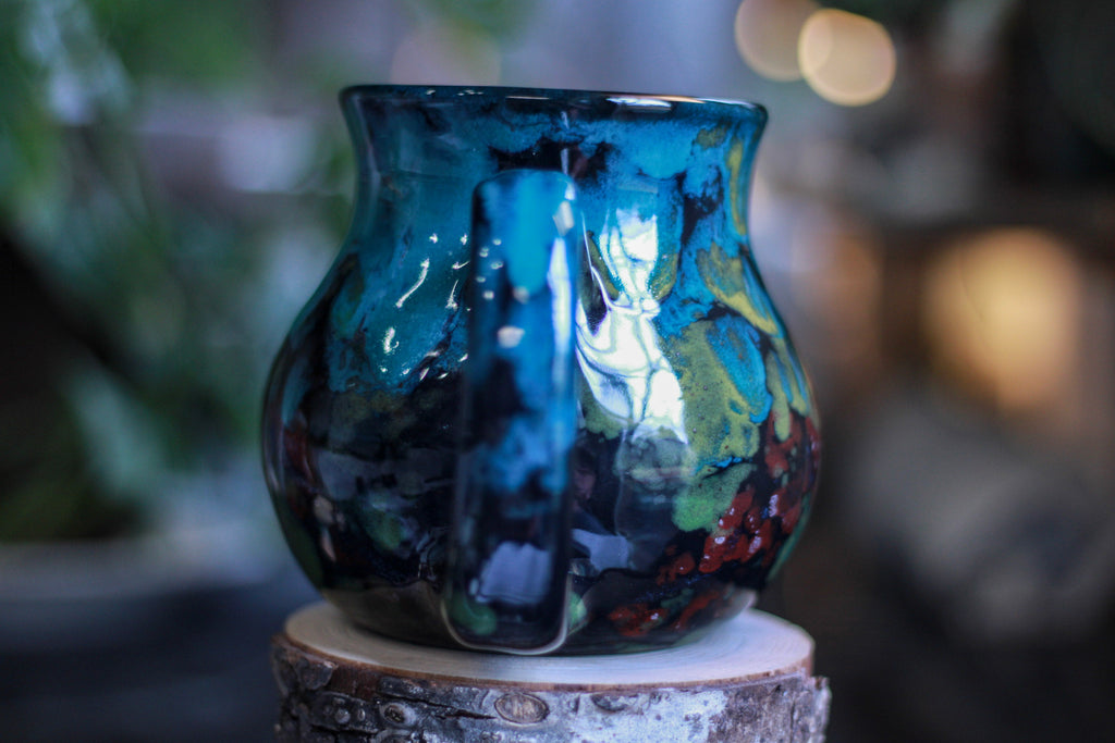 29-B Chrysocolla Barely Flared Mug, 23 oz.