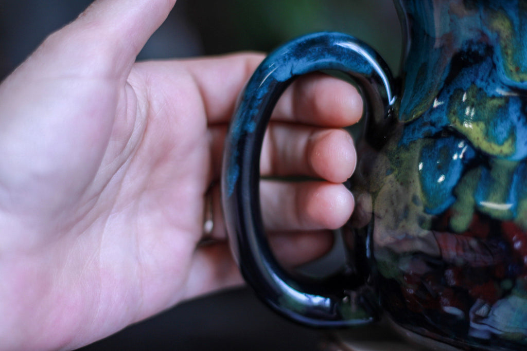 29-B Chrysocolla Barely Flared Mug, 23 oz.
