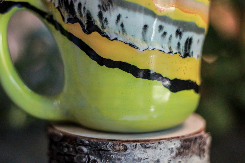 03-F Bumblebee Jasper Variation Mug, 23 oz.