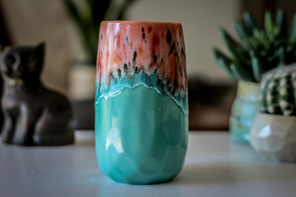 04-D Coral Meadow Crystal Mug - MISFIT, 16 oz. - 10% off