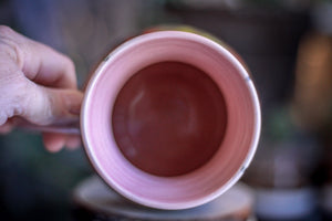 04-C Pink Rainbow Grotto Flared Mug, 21 oz.