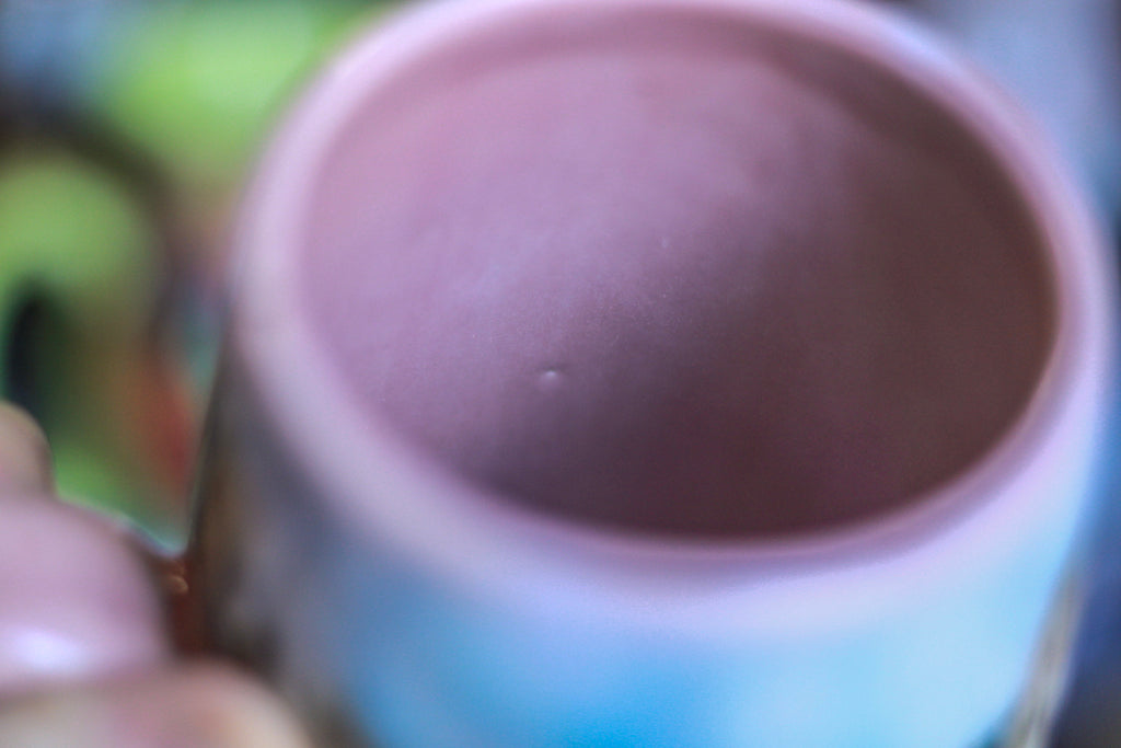03-C Strawberry Fields Notched Mug, 25 oz.