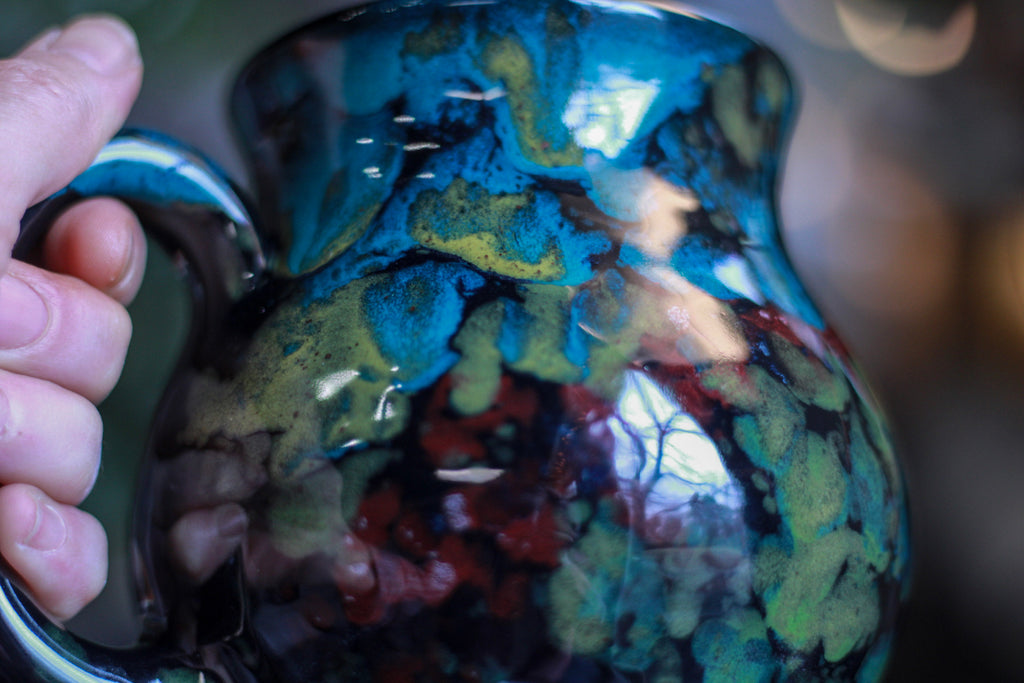 29-B Chrysocolla Barely Flared Mug, 23 oz.