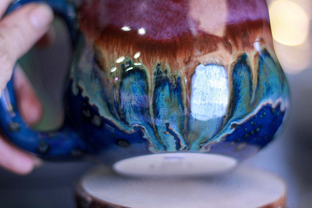 28-B Starry Starry Night Gourd Mug - TOP SHELF, 23 oz.