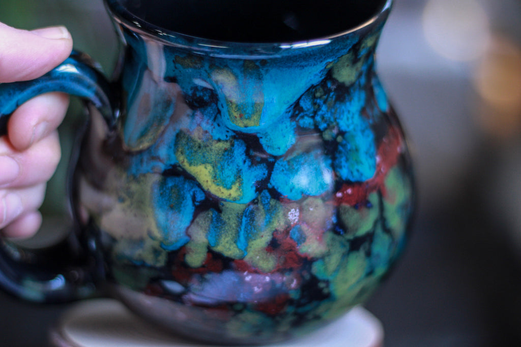 29-B Chrysocolla Barely Flared Mug, 23 oz.
